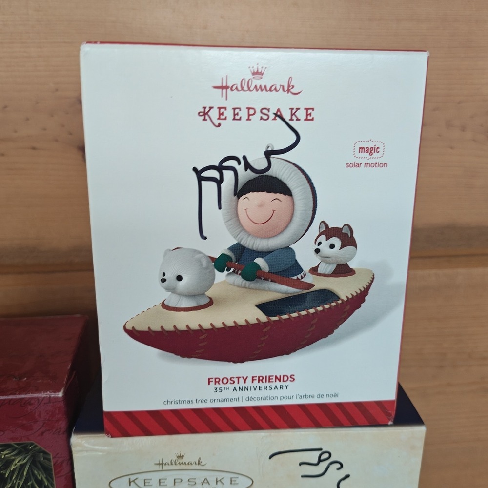 Hallmark Keepsake Ornament Frosty Friends Bundle of 3 35th Anniversary +2 H2 - Picture 2 of 8